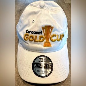 CONCACAF Gold Cup Soccer Tournament 9TWENTY White Adjustable Hat NWT